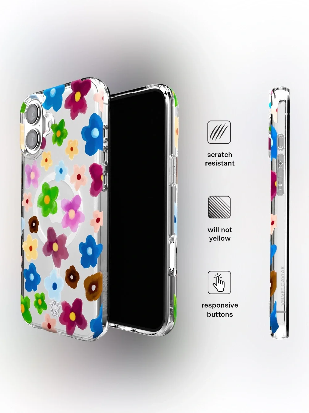 Flower Power iPhone 15 Case Velvet Caviar
